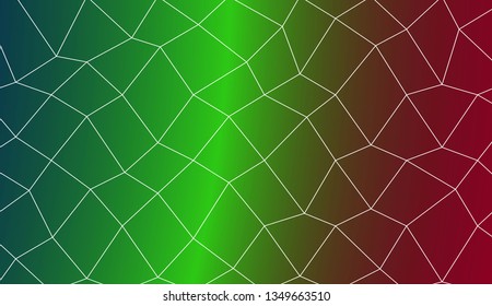 Modern geometrical abstract background with polygonal mesh elements Template for wallpaper, interior design, decoration, scrapbooking page. Vector illustration
