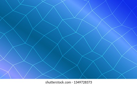 Modern geometrical abstract background with polygonal mesh elements Template for wallpaper, interior design, decoration, scrapbooking page. Vector illustration