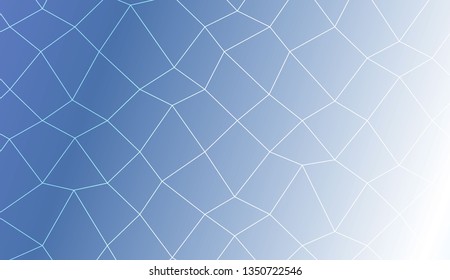 Modern geometrical abstract background with polygonal mesh elements Style for your business design. Vector illustration. Creative gradient color