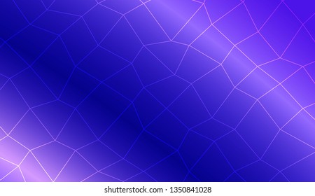 Modern geometrical abstract background with polygonal mesh elements Template for wallpaper, interior design, decoration, scrapbooking page. Vector illustration