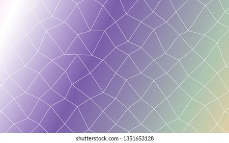 Modern geometrical abstract background with polygonal mesh elements Template for wallpaper, interior design, decoration, scrapbooking page. Vector illustration