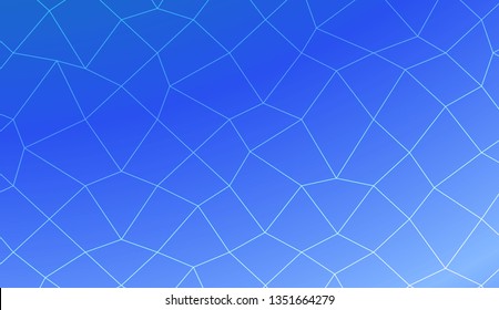 Modern geometrical abstract background with polygonal mesh elements Template for wallpaper, interior design, decoration, scrapbooking page. Vector illustration