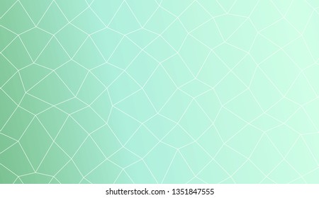 Modern geometrical abstract background with polygonal mesh elements Style for your business design. Vector illustration. Creative gradient color