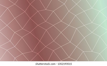 Modern geometrical abstract background with polygonal mesh elements Template for wallpaper, interior design, decoration, scrapbooking page. Vector illustration