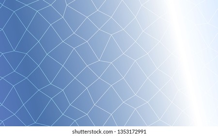 Modern geometrical abstract background with polygonal mesh elements Style for your business design. Vector illustration. Creative gradient color