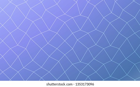Modern geometrical abstract background with polygonal mesh elements Style for your business design. Vector illustration. Creative gradient color