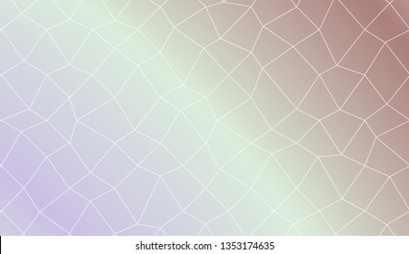 Modern geometrical abstract background with polygonal mesh elements Template for wallpaper, interior design, decoration, scrapbooking page. Vector illustration