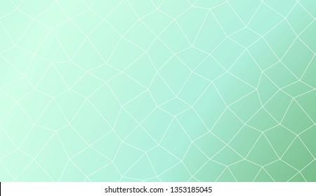 Modern geometrical abstract background with polygonal mesh elements Style for your business design. Vector illustration. Creative gradient color