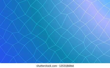 Modern geometrical abstract background with polygonal mesh elements Template for wallpaper, interior design, decoration, scrapbooking page. Vector illustration
