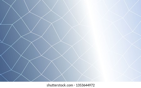 Modern geometrical abstract background with polygonal mesh elements Style for your business design. Vector illustration. Creative gradient color
