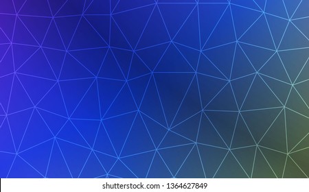 Modern geometrical abstract background with polygonal elements Style for your business design. Vector illustration. Creative gradient color