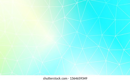 Modern geometrical abstract background with polygonal elements For interior wallpaper, smart design, fashion print. Vector illustration. Creative gradient color