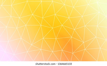 Modern geometrical abstract background with polygonal elements For interior wallpaper, smart design, fashion print. Vector illustration. Creative gradient color
