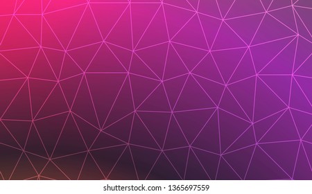 Modern geometrical abstract background with polygonal elements Style for your business design. Vector illustration. Creative gradient color