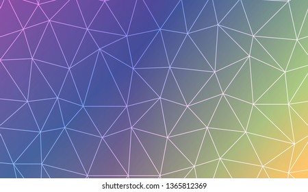 Modern geometrical abstract background with polygonal elements Style for your business design. Vector illustration. Creative gradient color