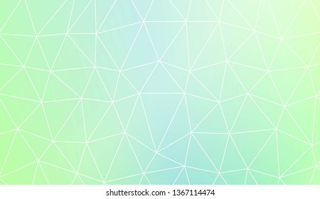 Modern geometrical abstract background with polygonal elements For interior wallpaper, smart design, fashion print. Vector illustration. Creative gradient color