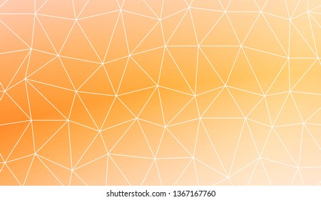 Modern geometrical abstract background with polygonal elements For interior wallpaper, smart design, fashion print. Vector illustration. Creative gradient color