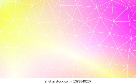 Modern geometrical abstract background with polygonal pattern with triangles elements Template for wallpaper, interior design, decoration, scrapbooking page. Vector illustration. Gradient color