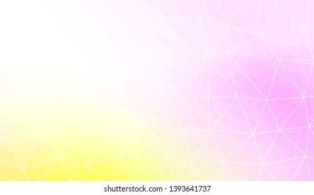 Modern geometrical abstract background with polygonal pattern with triangles elements Template for wallpaper, interior design, decoration, scrapbooking page. Vector illustration. Gradient color