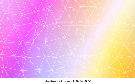 Modern geometrical abstract background with polygonal pattern with triangles elements Template for wallpaper, interior design, decoration, scrapbooking page. Vector illustration. Gradient color