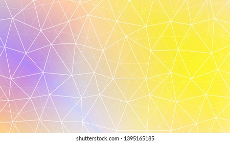 Modern geometrical abstract background with polygonal pattern with triangles elements Template for wallpaper, interior design, decoration, scrapbooking page. Vector illustration. Gradient color