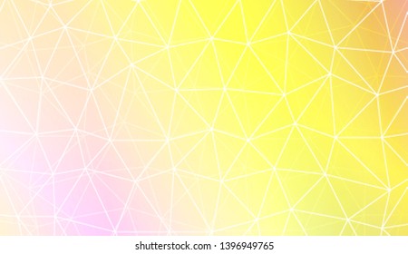 Modern geometrical abstract background with polygonal pattern with triangles elements Template for wallpaper, interior design, decoration, scrapbooking page. Vector illustration. Gradient color