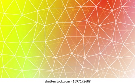 Modern geometrical abstract background with polygonal pattern with triangles elements Template for wallpaper, interior design, decoration, scrapbooking page. Vector illustration. Gradient color