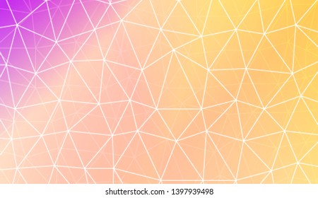 Modern geometrical abstract background with polygonal pattern with triangles elements Template for wallpaper, interior design, decoration, scrapbooking page. Vector illustration. Gradient color