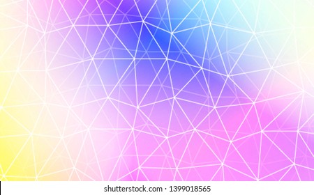 Modern geometrical abstract background with polygonal pattern with triangles elements Template for wallpaper, interior design, decoration, scrapbooking page. Vector illustration. Gradient color