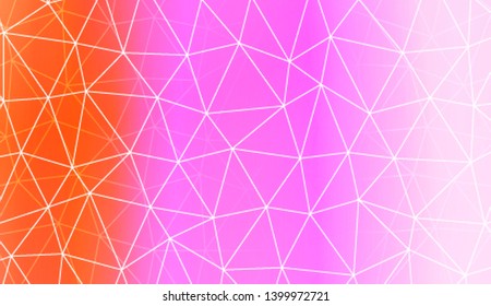 Modern geometrical abstract background with polygonal pattern with triangles elements Template for wallpaper, interior design, decoration, scrapbooking page. Vector illustration. Gradient color