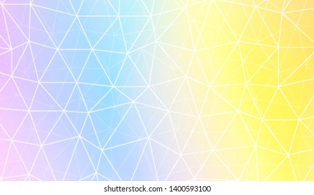 Modern geometrical abstract background with polygonal pattern with triangles elements Template for wallpaper, interior design, decoration, scrapbooking page. Vector illustration. Gradient color