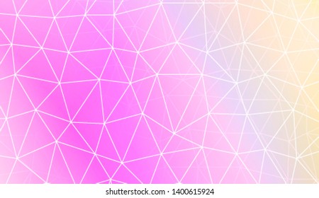 Modern geometrical abstract background with polygonal pattern with triangles elements Template for wallpaper, interior design, decoration, scrapbooking page. Vector illustration. Gradient color