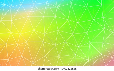 Modern geometrical abstract background with polygonal pattern with triangles elements Template for wallpaper, interior design, decoration, scrapbooking page. Vector illustration. Gradient color