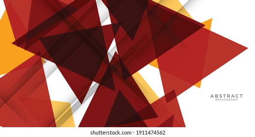 Patrón de triángulo de fondo geométrico abstracto moderno. Plantilla de diseño de presentación comercial o tecnológica, patrón de folleto o folleto, o banner web geométrico