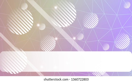 Modern geometrical abstract background with triangles, line, circle, space for text elements For textures or wallpaper. Vector illustration. Light Gradient Abstract Background