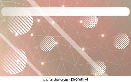 Modern geometrical abstract background with triangles, line, circle, space for text elements Template for wallpaper, interior design, decoration, scrapbooking page. Vector illustration