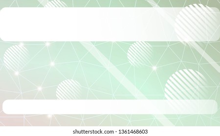 Modern geometrical abstract background with triangles, line, circle, space for text elements For textures or wallpaper. Vector illustration. Light Gradient Abstract Background
