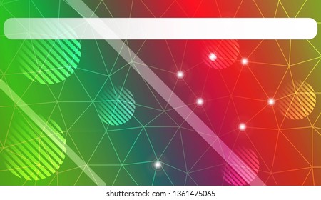 Modern geometrical abstract background with triangles, line, circle, space for text elements Template for wallpaper, interior design, decoration, scrapbooking page. Vector illustration