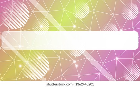 Modern geometrical abstract background with triangles, line, circle, space for text elements For textures or wallpaper. Vector illustration. Light Gradient Abstract Background