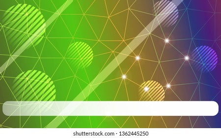 Modern geometrical abstract background with triangles, line, circle, space for text elements For textures or wallpaper. Vector illustration. Light Gradient Abstract Background