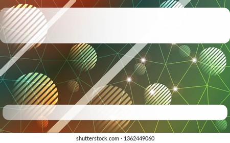 Modern geometrical abstract background with triangles, line, circle, space for text elements For textures or wallpaper. Vector illustration. Light Gradient Abstract Background