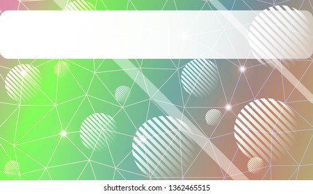 Modern geometrical abstract background with triangles, line, circle, space for text elements Template for wallpaper, interior design, decoration, scrapbooking page. Vector illustration
