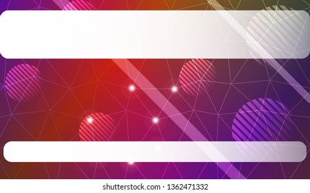Modern geometrical abstract background with triangles, line, circle, space for text elements For textures or wallpaper. Vector illustration. Light Gradient Abstract Background