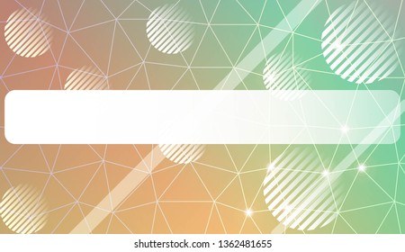 Modern geometrical abstract background with triangles, line, circle, space for text elements For textures or wallpaper. Vector illustration. Light Gradient Abstract Background