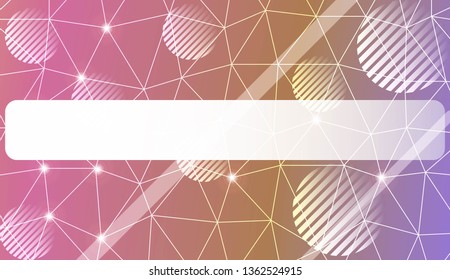 Modern geometrical abstract background with triangles, line, circle, space for text elements Template for wallpaper, interior design, decoration, scrapbooking page. Vector illustration