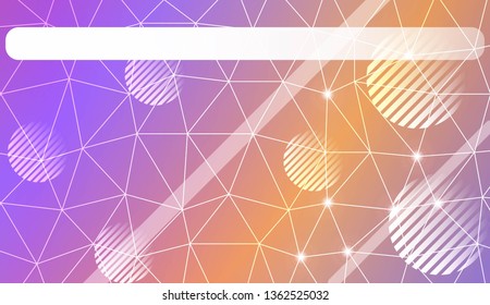 Modern geometrical abstract background with triangles, line, circle, space for text elements Template for wallpaper, interior design, decoration, scrapbooking page. Vector illustration