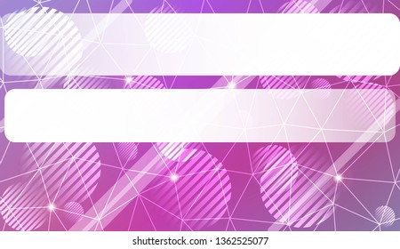 Modern geometrical abstract background with triangles, line, circle, space for text elements Template for wallpaper, interior design, decoration, scrapbooking page. Vector illustration