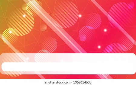 Modern geometrical abstract background with triangles, line, circle, space for text elements Template for wallpaper, interior design, decoration, scrapbooking page. Vector illustration