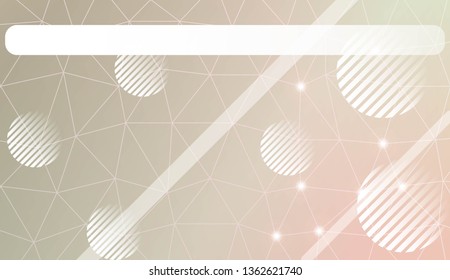 Modern geometrical abstract background with triangles, line, circle, space for text elements For textures or wallpaper. Vector illustration. Light Gradient Abstract Background