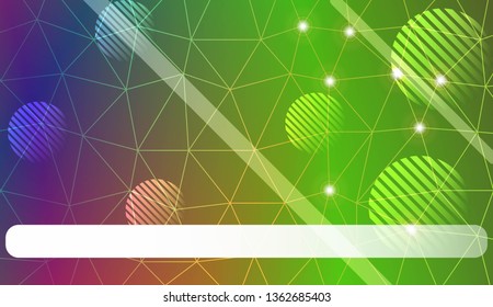 Modern geometrical abstract background with triangles, line, circle, space for text elements Template for wallpaper, interior design, decoration, scrapbooking page. Vector illustration
